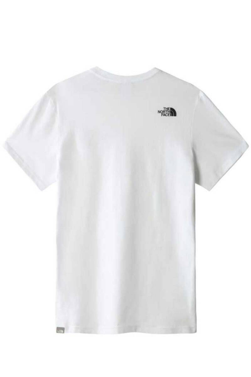 The North Face M S/S Never Stop Exploring Tee Erkek Tişört Beyaz - 5