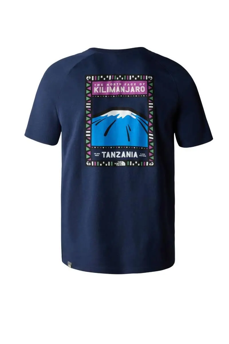 The North Face M S/S North Faces Tee - EU - Erkek Tişört Lacivert - 2