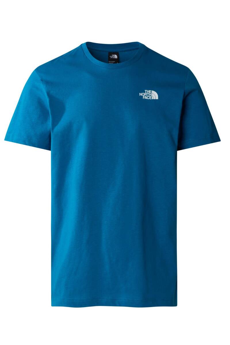 The North Face M S/S Redbox Celebratıon Tee Erkek Tişört Mavi - 4