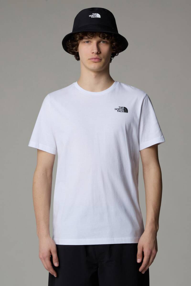 The North Face M S/S Redbox Celebratıon Tee Erkek Tişört Beyaz - 1