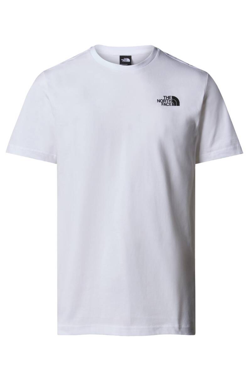 The North Face M S/S Redbox Celebratıon Tee Erkek Tişört Beyaz - 4