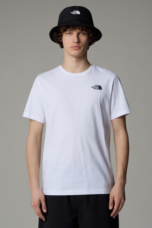 The North Face M S/S Redbox Celebratıon Tee Erkek Tişört Beyaz - THE NORTH FACE