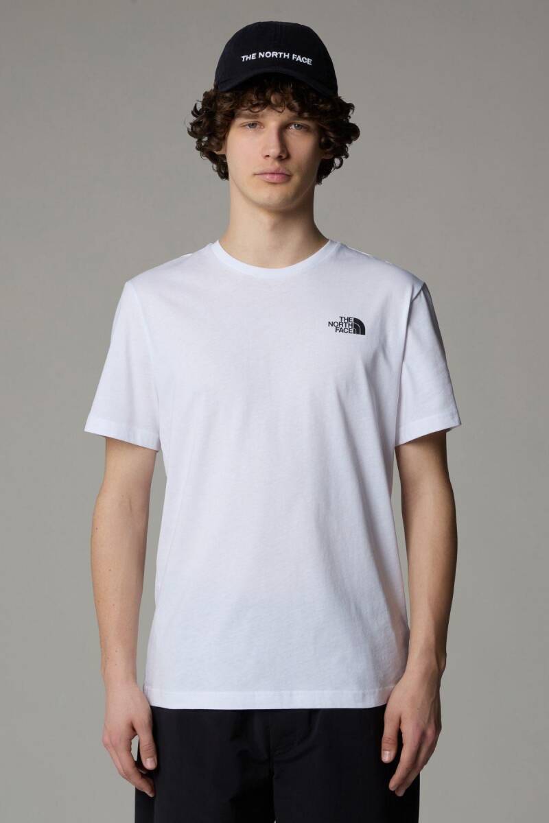 The North Face M S/S Redbox Tee Erkek Tişört Beyaz - 2