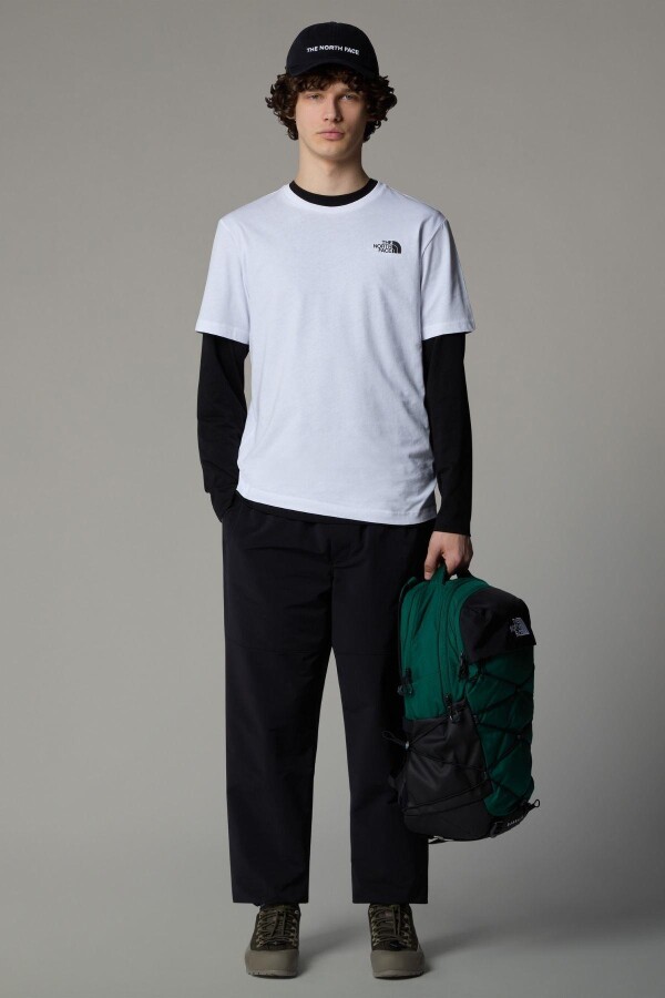 The North Face M S/S Redbox Tee Erkek Tişört Beyaz - THE NORTH FACE