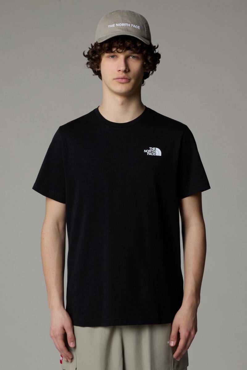 The North Face M S/S Redbox Tee Erkek Tişört Siyah - 1