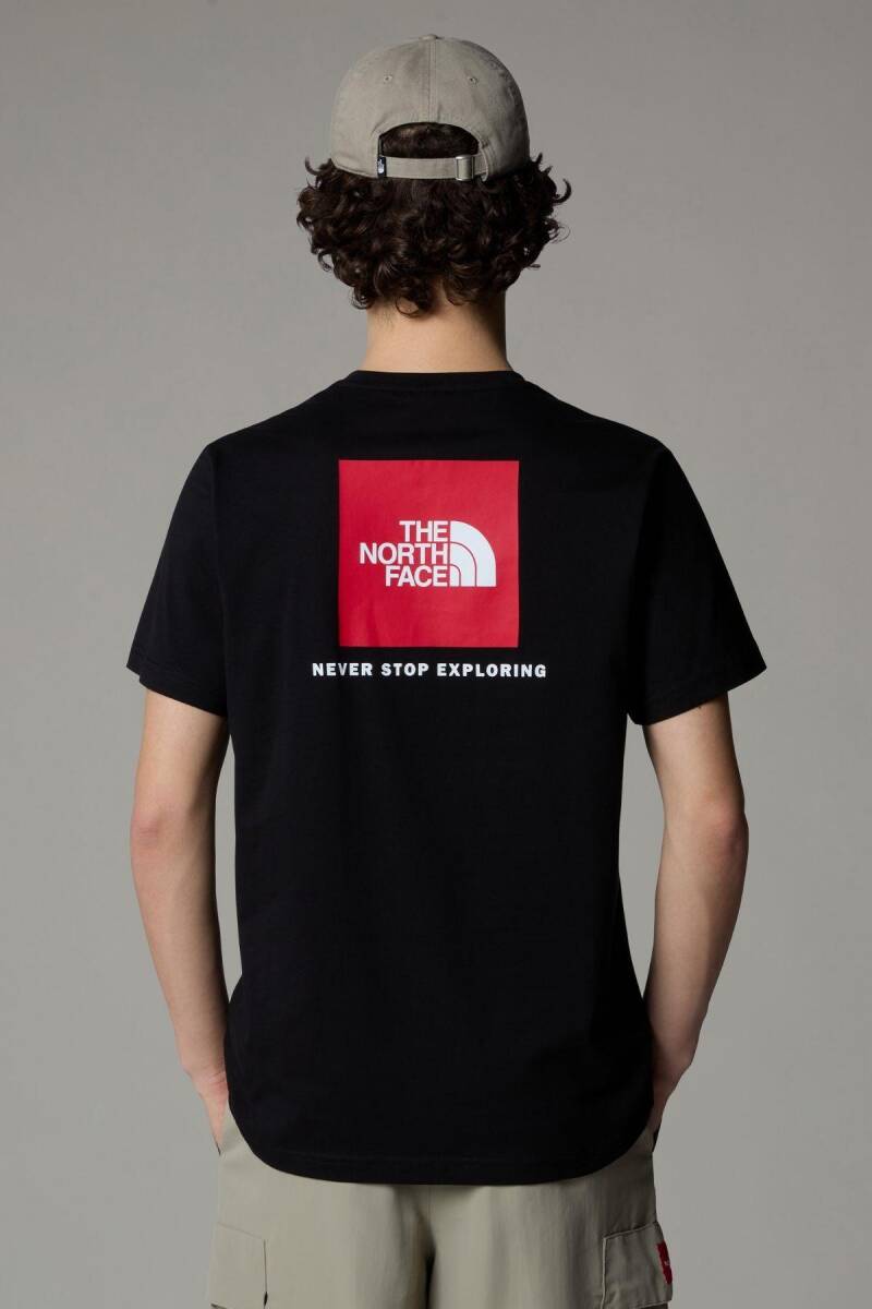 The North Face M S/S Redbox Tee Erkek Tişört Siyah - 2