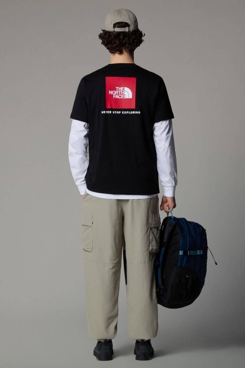 The North Face M S/S Redbox Tee Erkek Tişört Siyah - 3