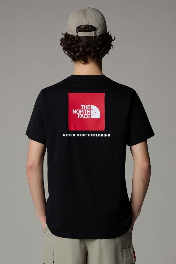 The North Face M S/S Redbox Tee Erkek Tişört Siyah - THE NORTH FACE (1)