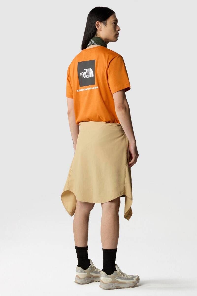 The North Face M S/S Redbox Tee Erkek Tişört Turuncu - 3