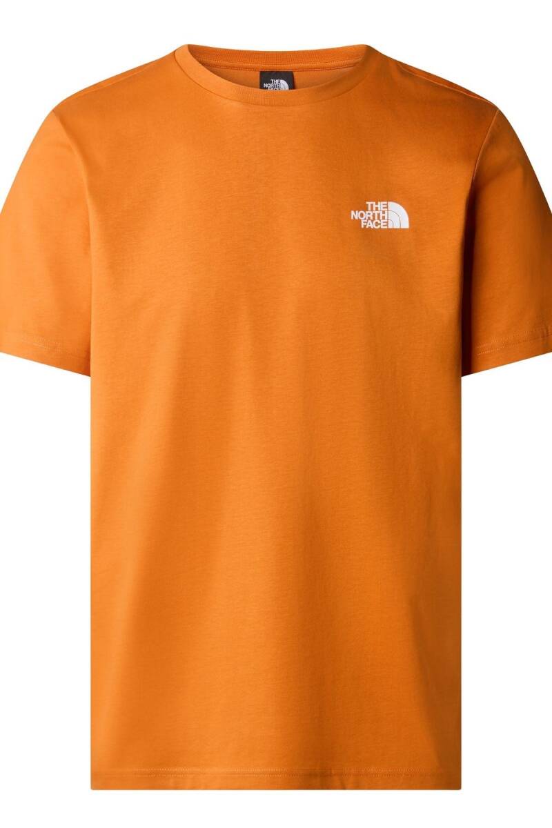 The North Face M S/S Redbox Tee Erkek Tişört Turuncu - 4
