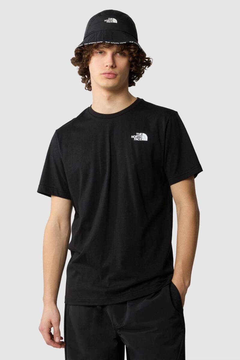 The North Face M S/S Redbox Tee Erkek Tişört Siyah - 1