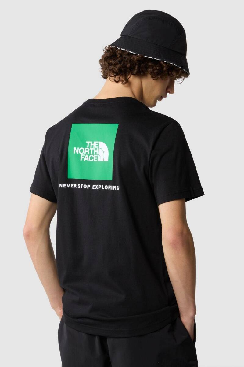 The North Face M S/S Redbox Tee Erkek Tişört Siyah - 3