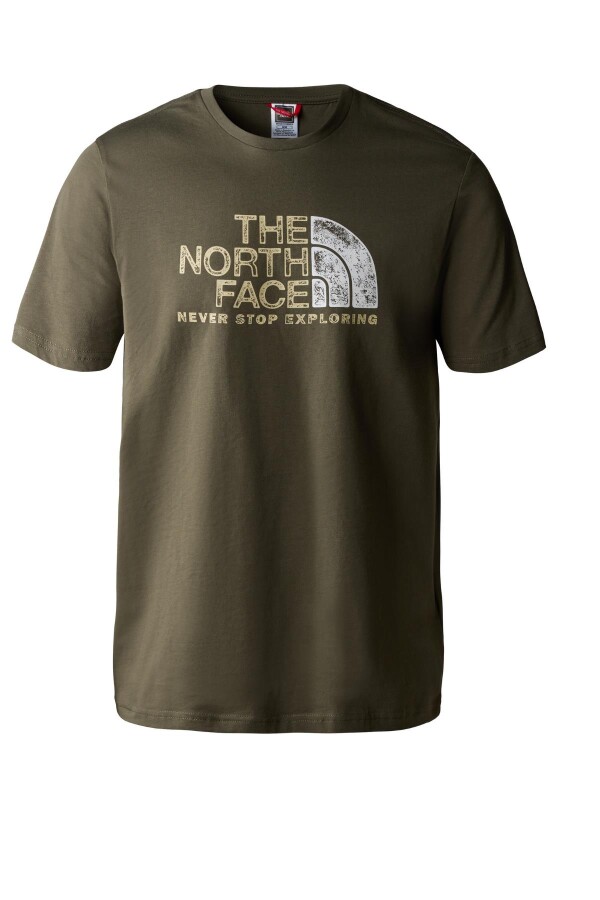 The North Face M S/S Rust 2 Tee Erkek T-Shirt Haki 