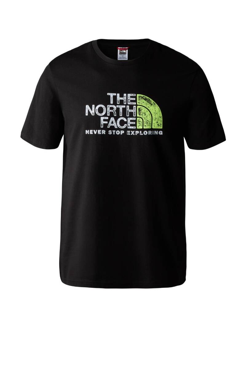 The North Face M S/S Rust 2 Tee Erkek T-Shirt Siyah - 1