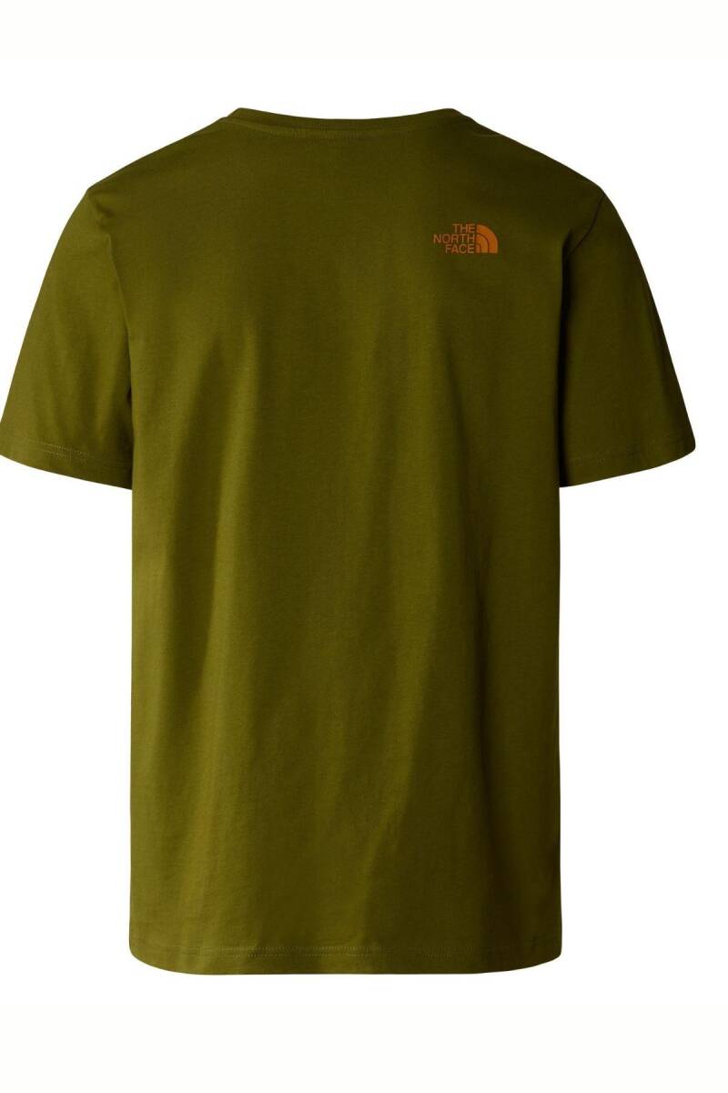 The North Face M S/S Rust 2 Tee Erkek Tişört Yeşil - 5