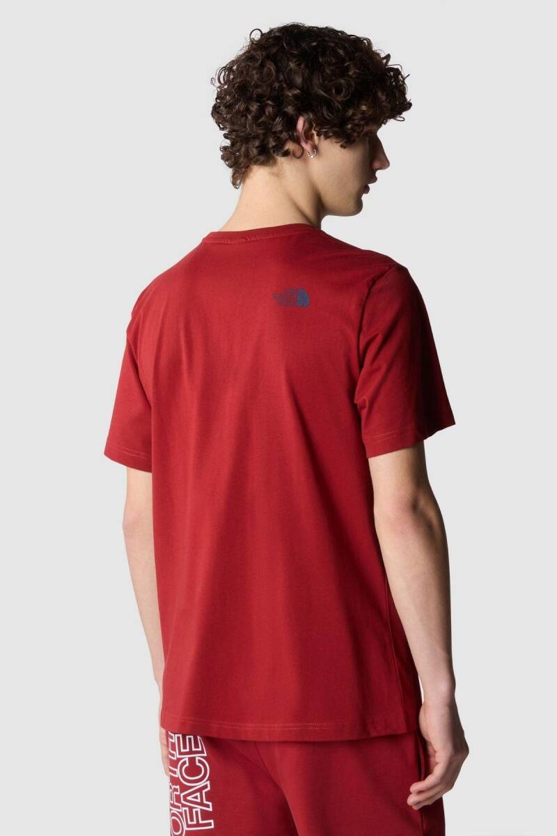 The North Face M S/S Rust 2 Tee Erkek Tişört Kırmızı - 2