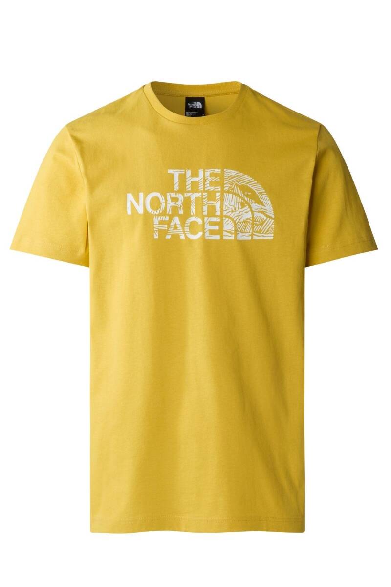 The North Face M S/S Woodcut Dome Tee Erkek Tişört - 4