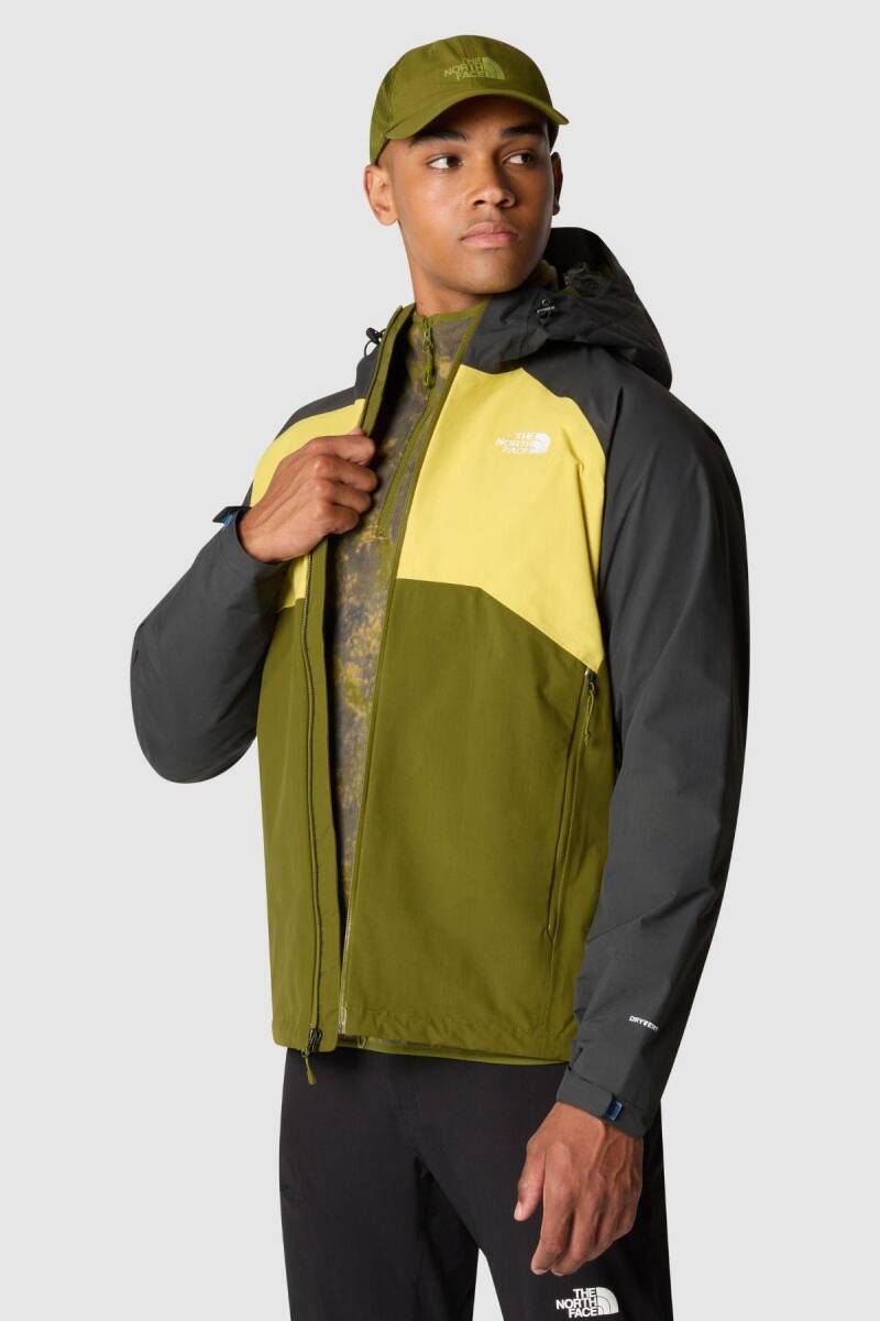 The North Face M Stratos Jacket EU Erkek Ceket Yeşil / Sarı - 3