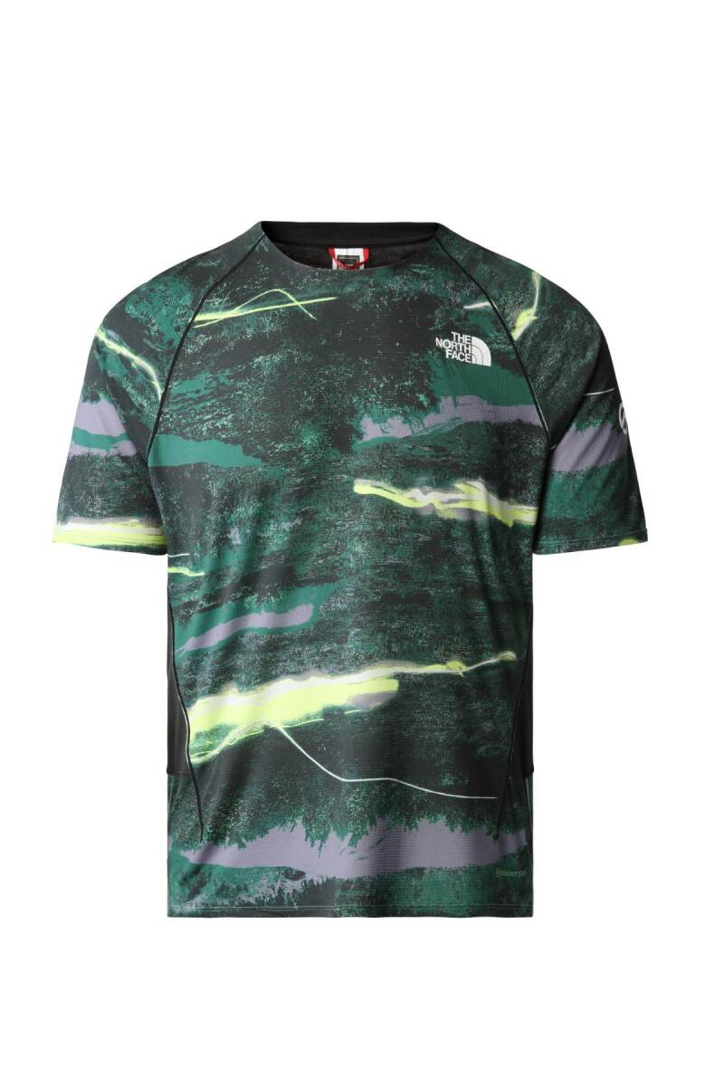 The North Face M Summit High Trail Run S/S Erkek Tişört Yeşil - 1