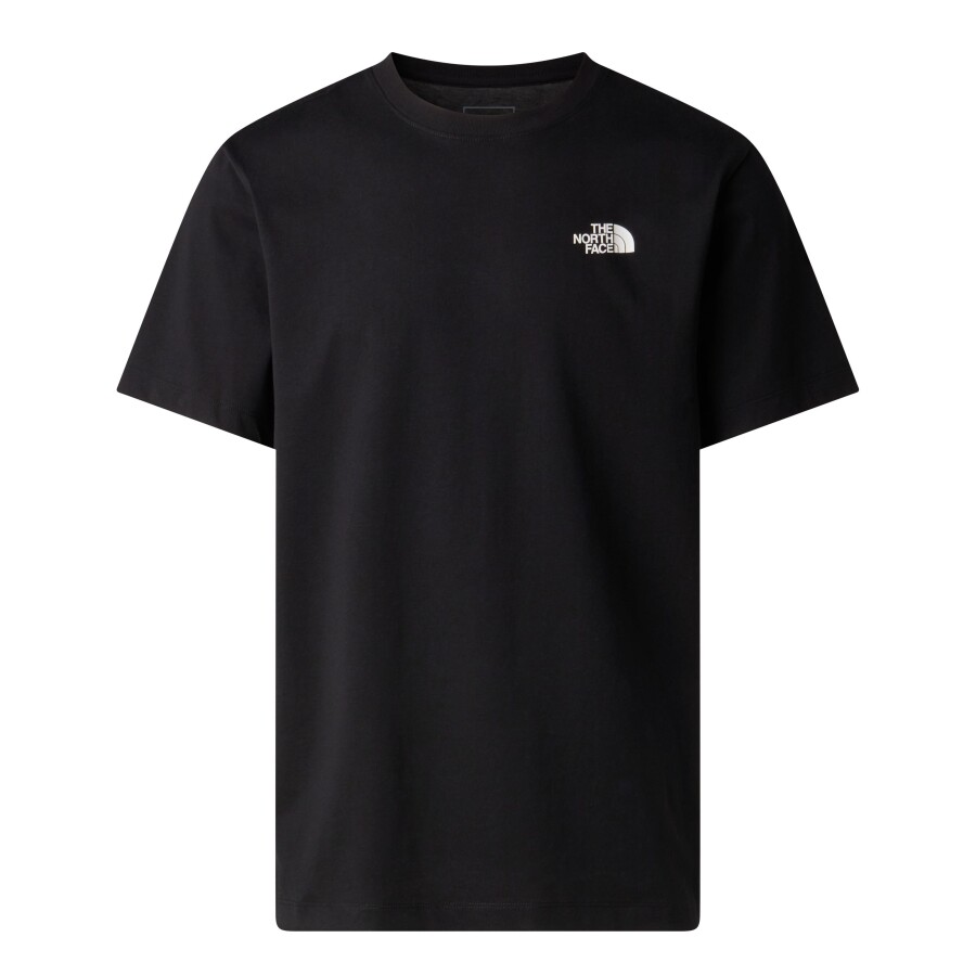 The North Face M VERTICAL REGULAR SHORT SLEEVE TEE-GRAP Tişört Siyah - THE NORTH FACE