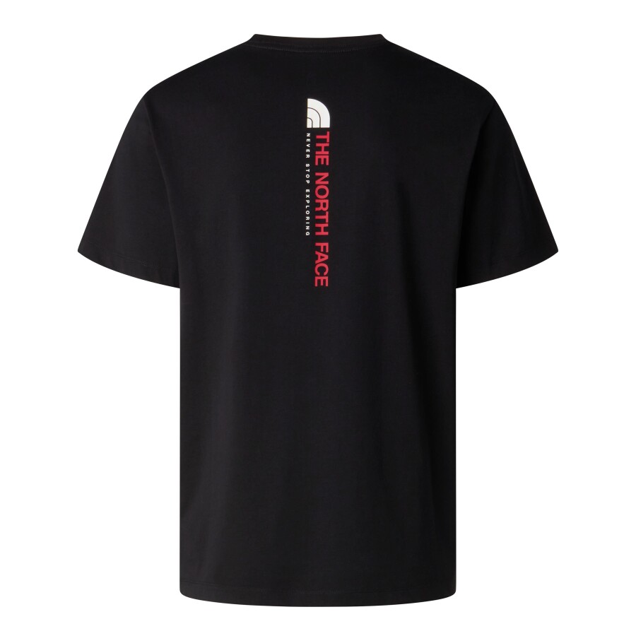 The North Face M VERTICAL REGULAR SHORT SLEEVE TEE-GRAP Tişört Siyah - THE NORTH FACE (1)