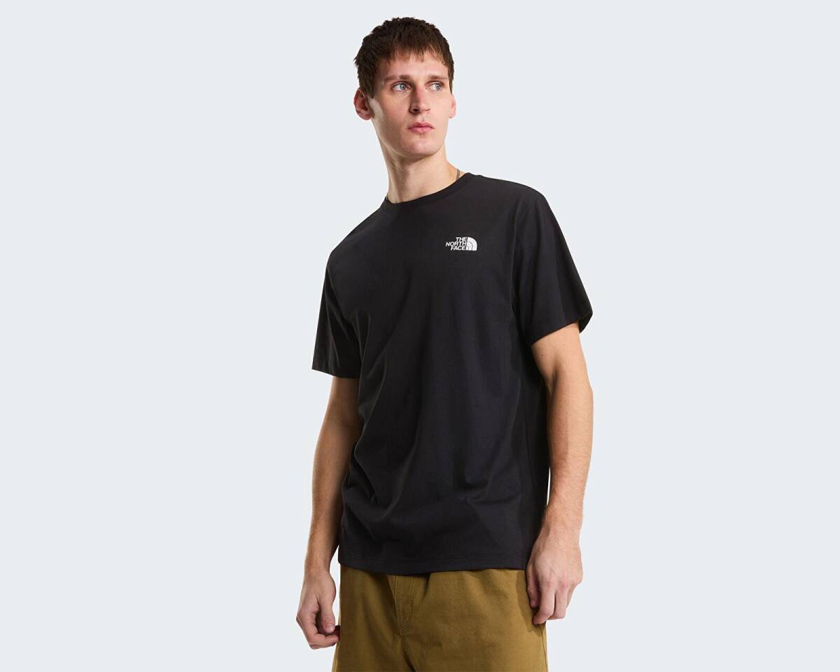 The North Face M VERTICAL REGULAR SHORT SLEEVE TEE-GRAP Tişört Siyah - 3