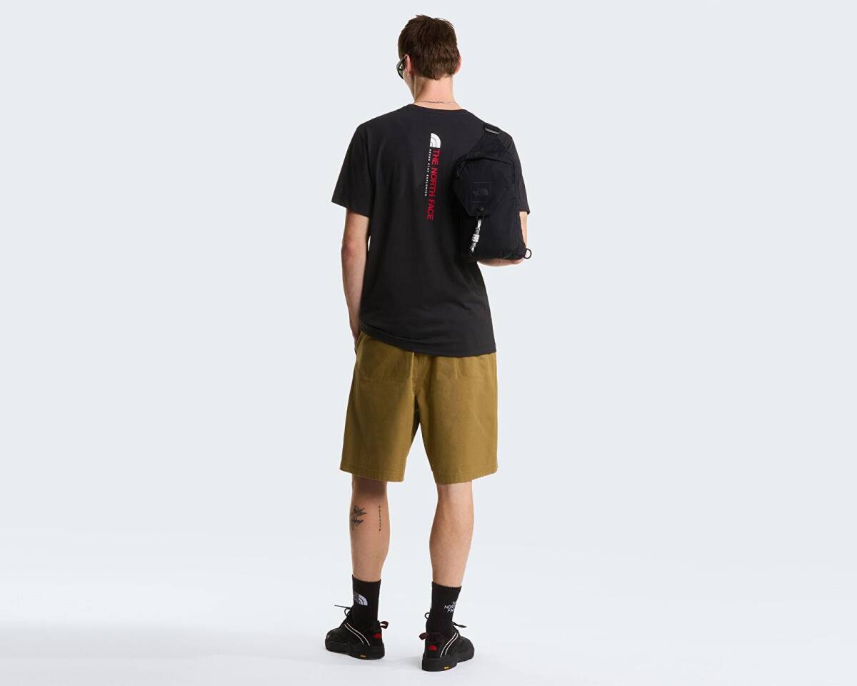 The North Face M VERTICAL REGULAR SHORT SLEEVE TEE-GRAP Tişört Siyah - 5