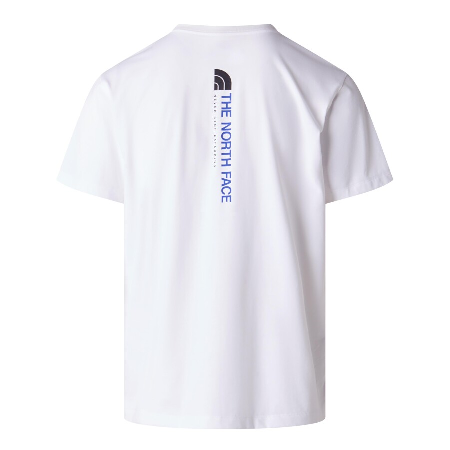 The North Face M VERTICAL REGULAR Tişört Beyaz - THE NORTH FACE (1)