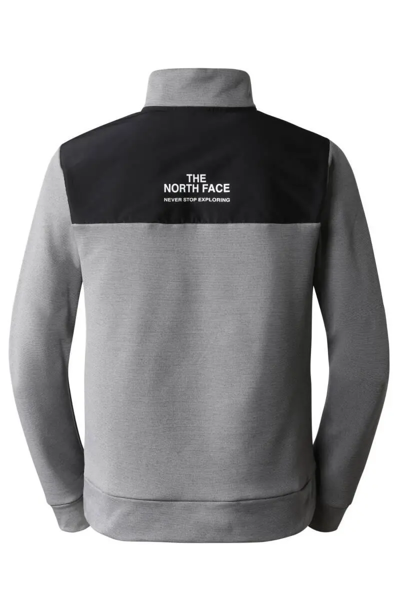 The North Face MA 1/4 Zıp Yarım Fermuarlı Sweatshirt Erkek Gri/Siyah - 2