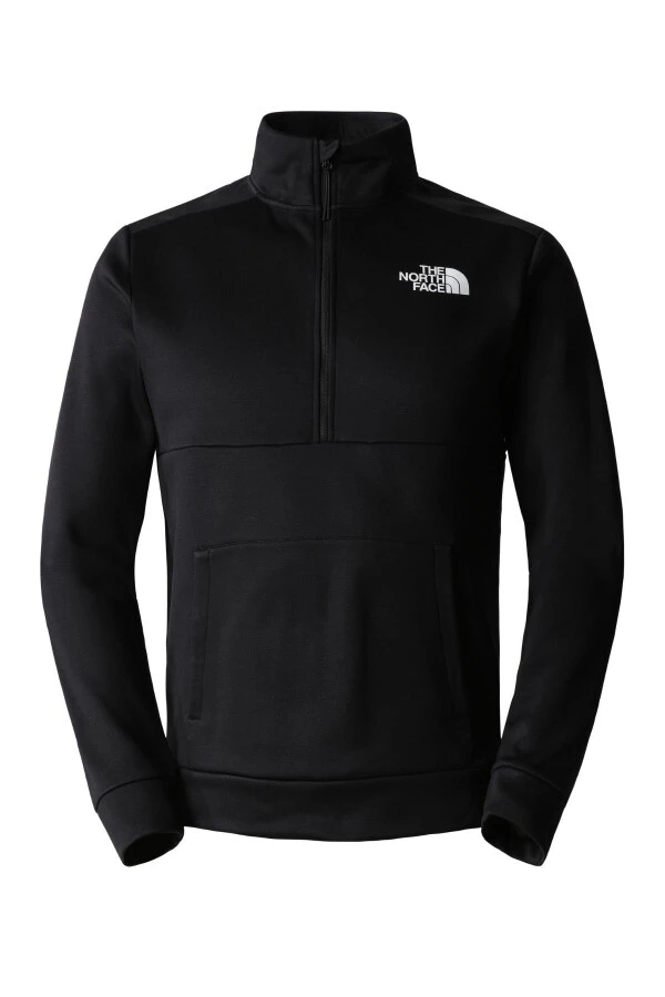 The North Face MA 1/4 Zıp Yarım Fermuarlı Sweatshirt Erkek Siyah 
