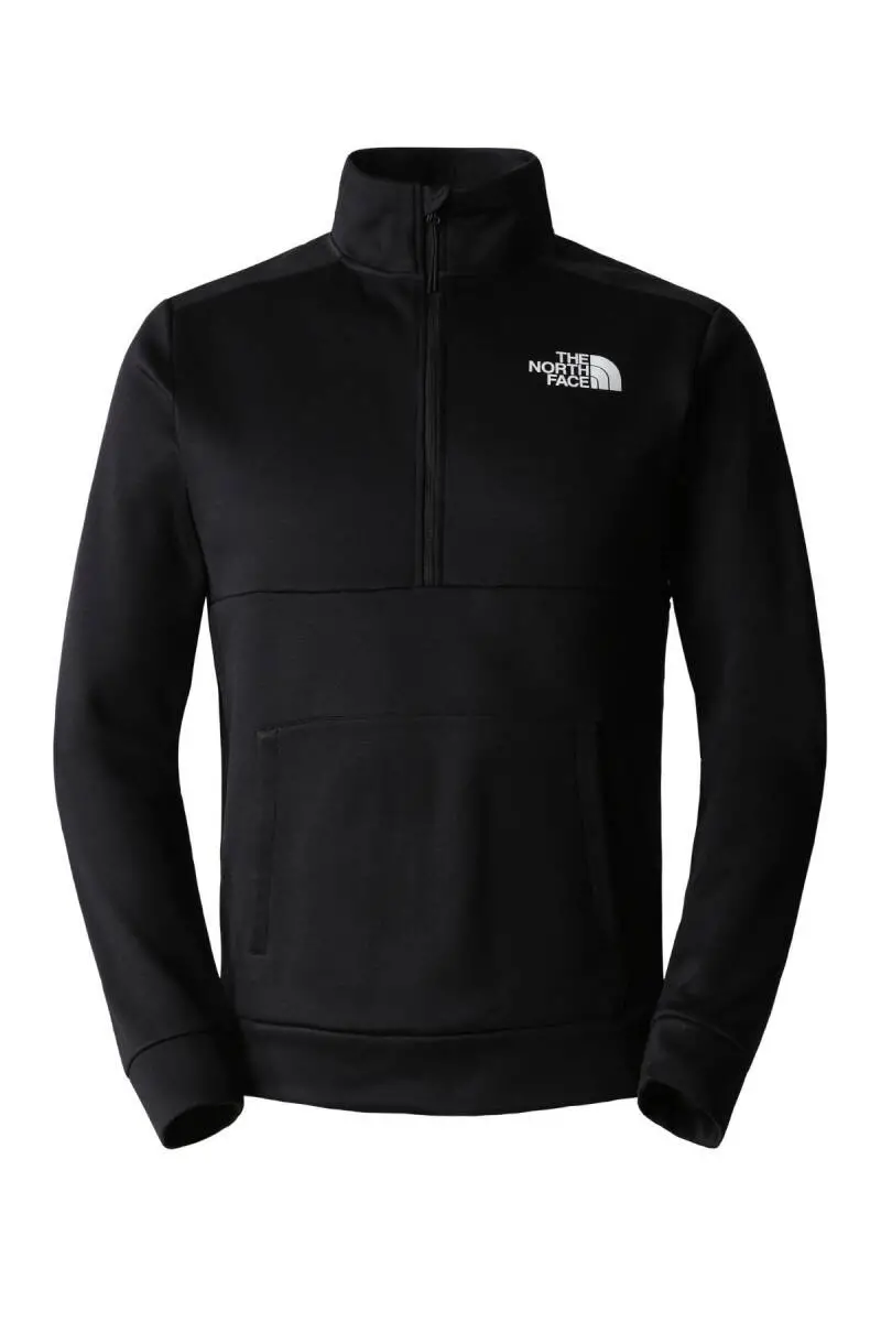 The North Face MA 1/4 Zıp Yarım Fermuarlı Sweatshirt Erkek Siyah - 1