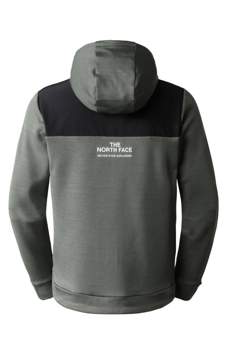 The North Face MA Full Zıp Fleece Tam Fermuarlı Sweatshirt Erkek Haki/Siyah - 2