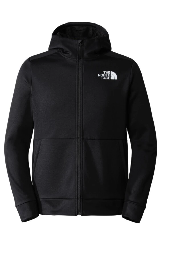 The North Face MA Full Zıp Fleece Tam Fermuarlı Sweatshirt Erkek Siyah 