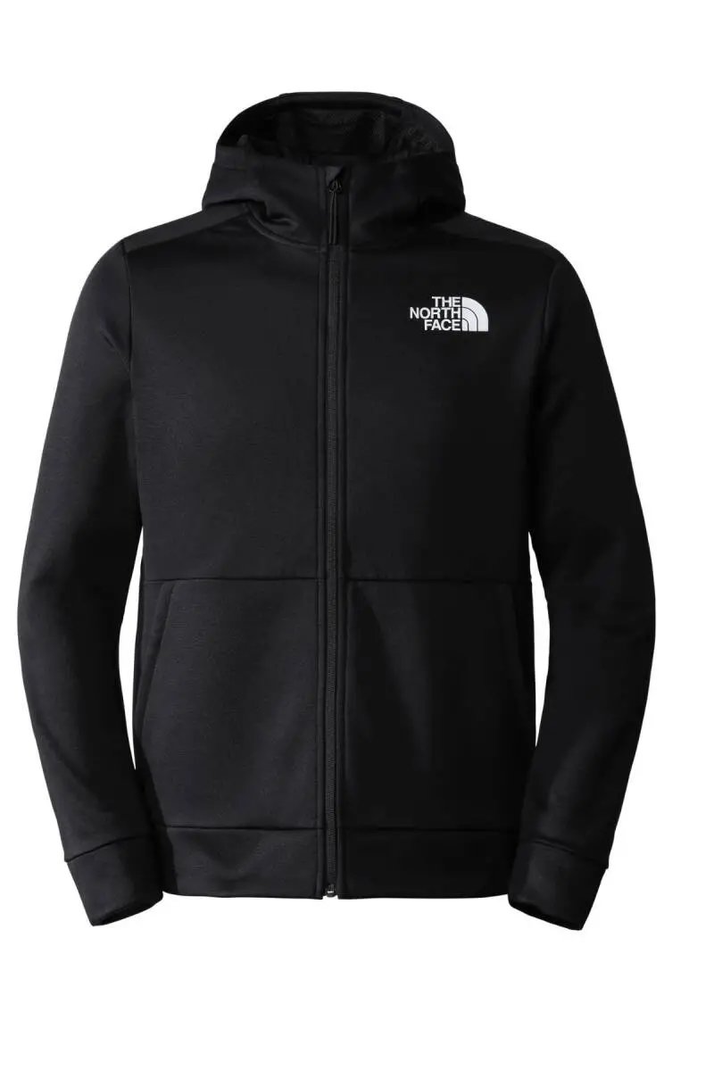 The North Face MA Full Zıp Fleece Tam Fermuarlı Sweatshirt Erkek Siyah - 1