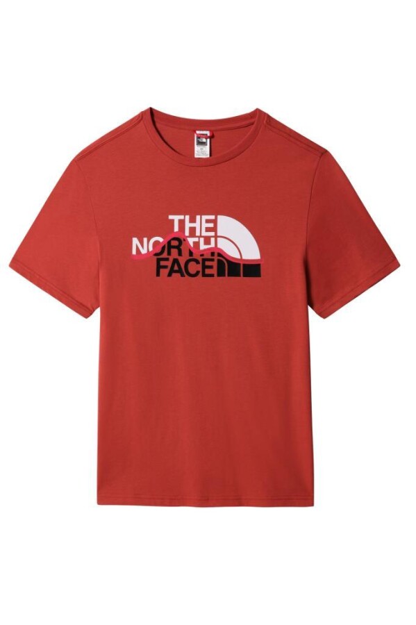 The North Face Mountain Line Erkek Tişört Kırmızı 