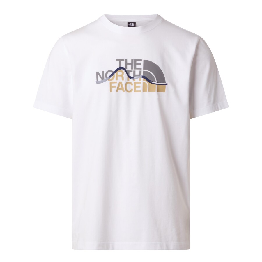 The North Face Mountain Line Regular Graphic Tişört Beyaz - THE NORTH FACE