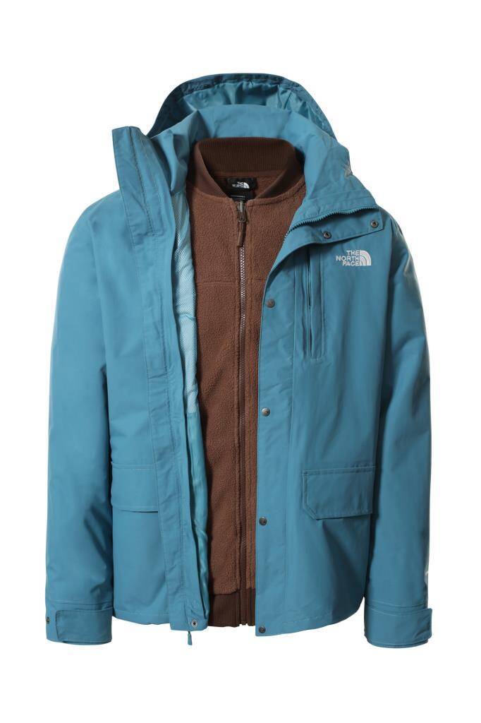 The North Face Pinecroft Triclimate Erkek Mont Mavi/Kahverengi - 1