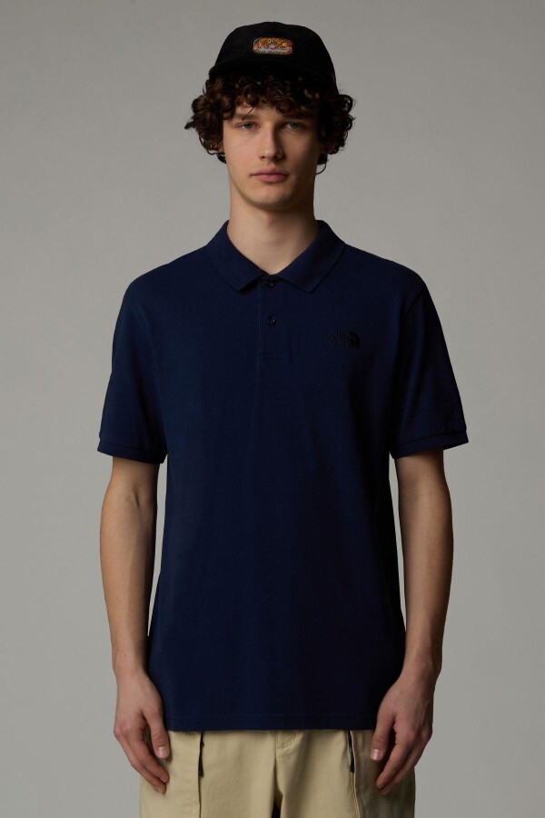 The North Face Polo Piquet Erkek Tişört Lacivert - THE NORTH FACE