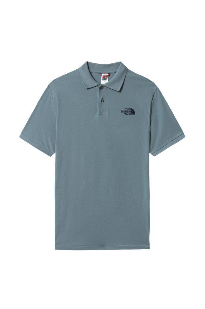 The North Face Polo Piquet Polo Yaka Erkek Tişört Mavi - 1