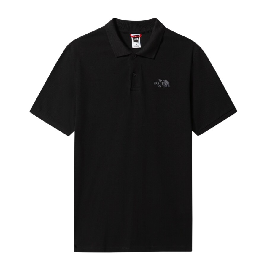The North Face Polo Piquet Polo Yaka Erkek Tişört Siyah 