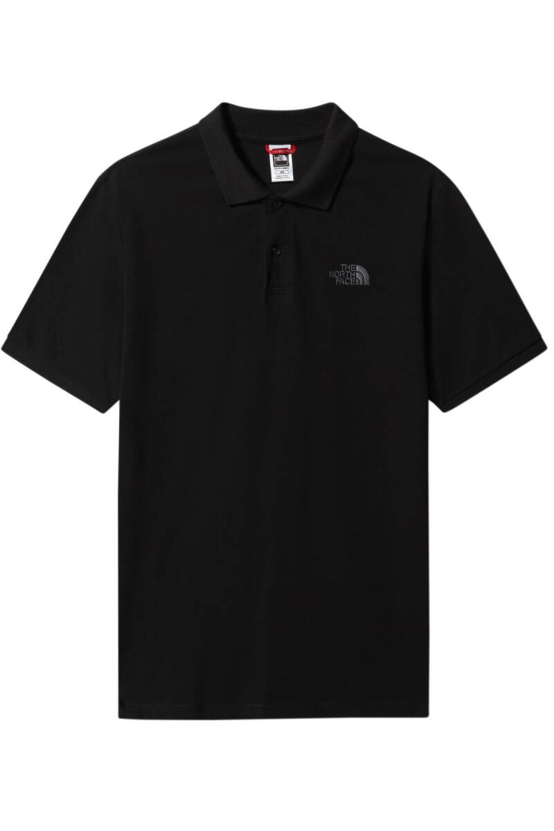 The North Face Polo Piquet Polo Yaka Erkek Tişört Siyah - 4