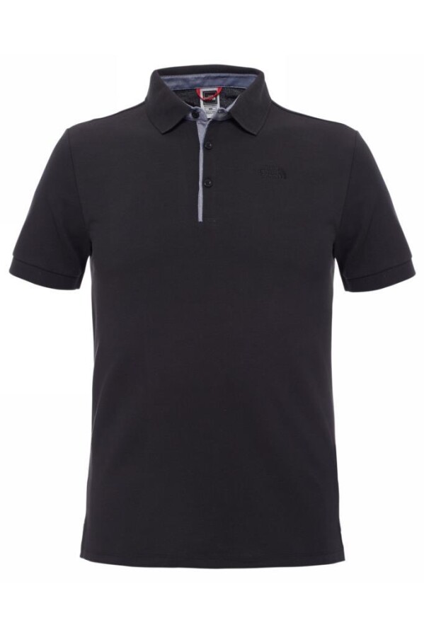 The North Face Premium Polo Piquet Erkek Polo Yaka Tişört Siyah 