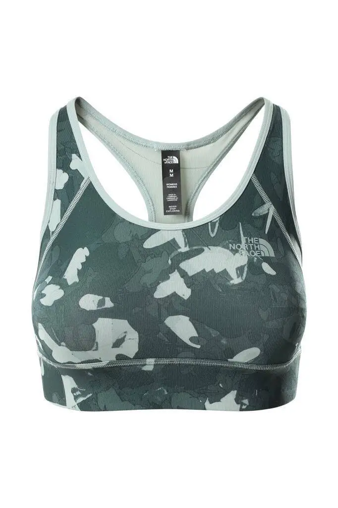 The North Face Print Bounce Kadın Bra Yeşil - 1