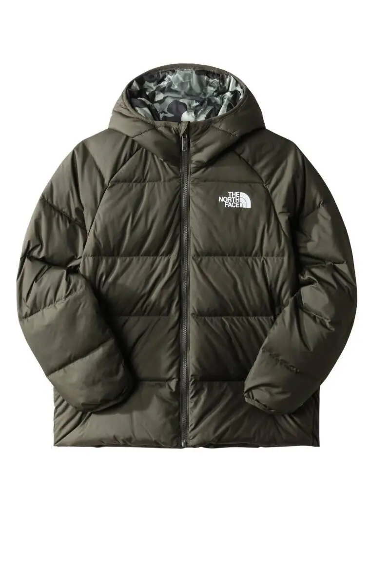 The North Face Prınted Revrs North Down Mont Çocuk Haki - 1