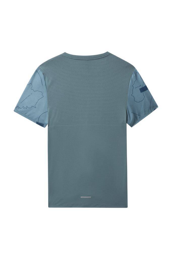 The North Face Printed Sunriser S/S Erkek Tişört Mavi - 2