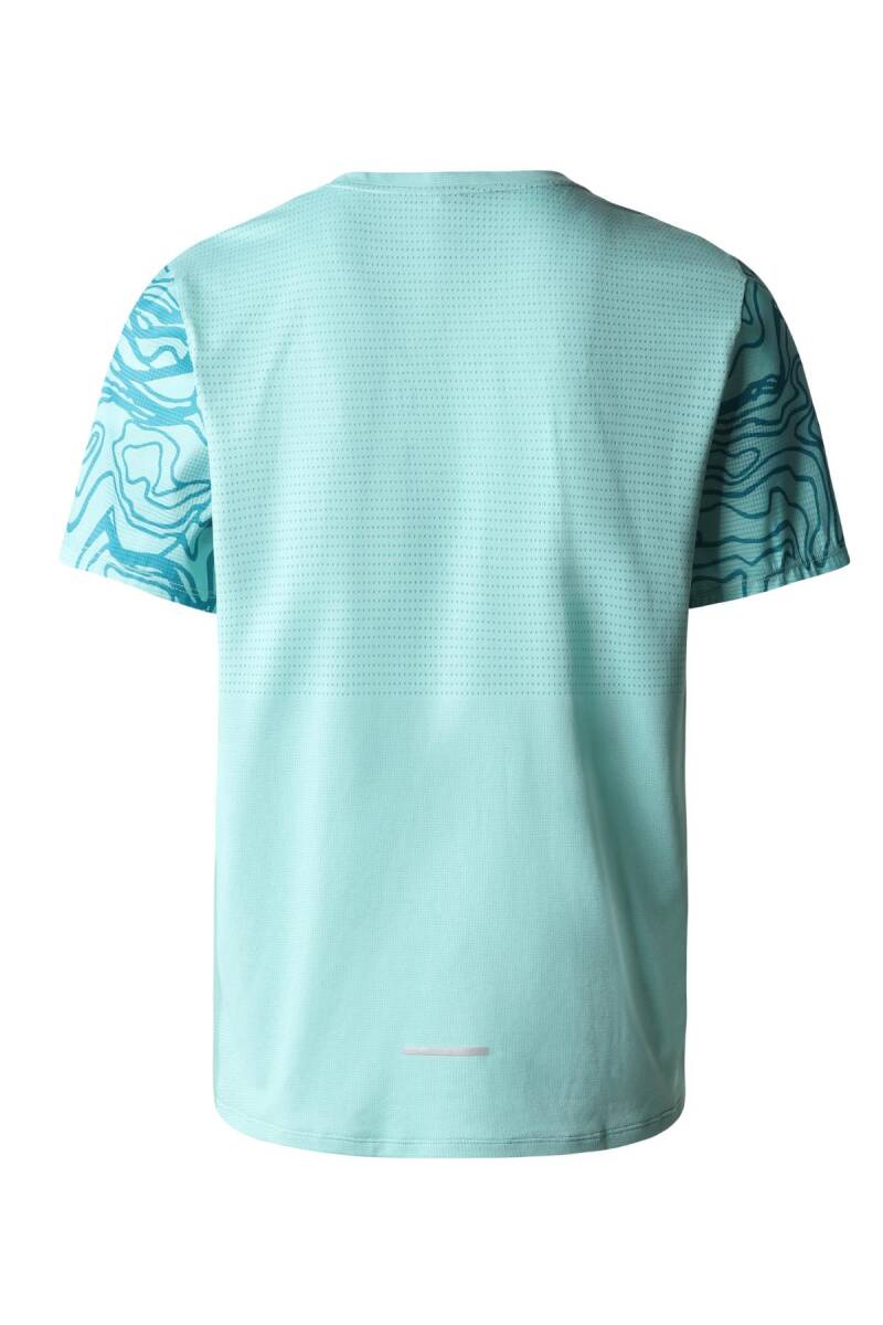 The North Face Printed Sunriser S/S Tişört Kadın Turkuaz - 2