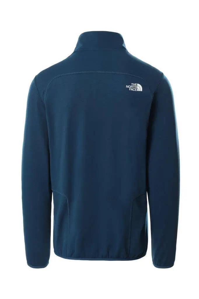 The North Face Quest Tam Fermuarlı Erkek Sweatshirt Mavi - 2