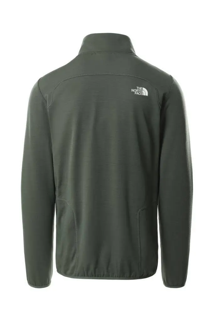 The North Face Quest Tam Fermuarlı Erkek Sweatshirt Yeşil - 2