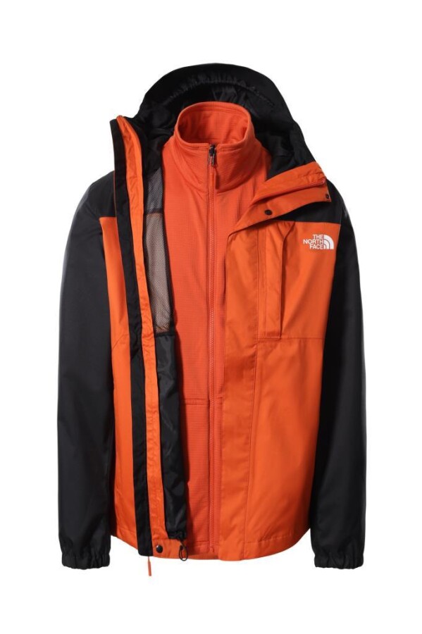 The North Face Quest Triclimate Erkek Mont Turuncu/Siyah 