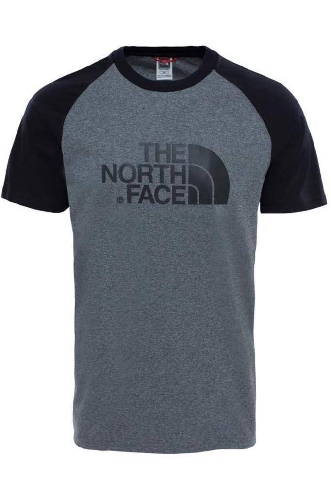 The North Face Raglan Easy Erkek Tişört Gri - 1